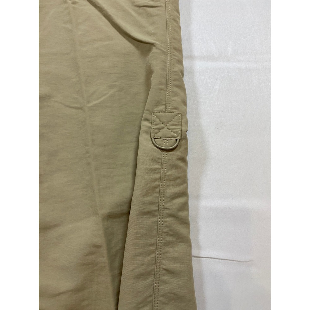 The‎ North Face Women's Khaki Zip Off Convertible Cargo Hiking Pants 10 Gorpcore - Picture 12 of 15